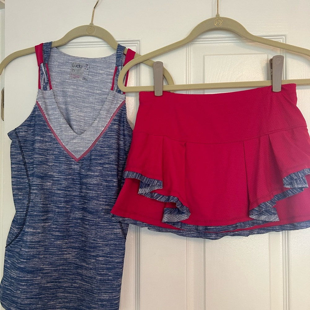 Lucky in Love size small tennis outfit